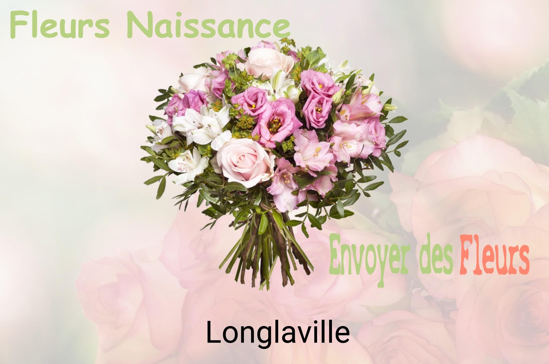 Bouquet de fleurs de naissance livré à Longlaville