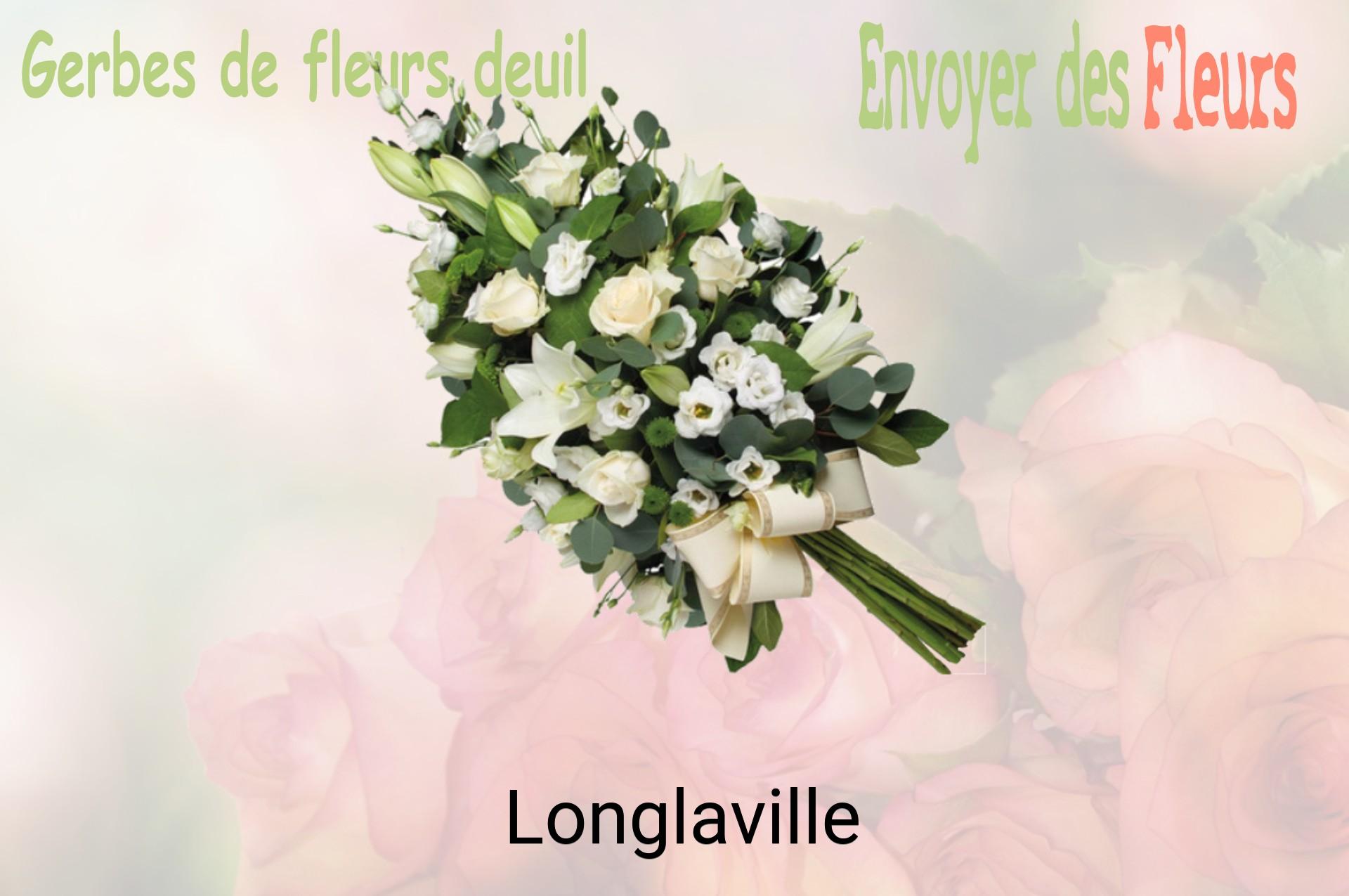 Gerbe de fleurs de deuil livrée à Longlaville